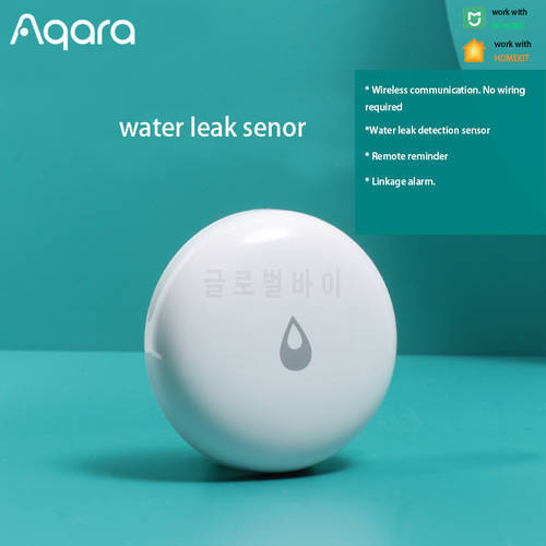 Aqara Water Leak Sensor Flood Security Remote Alarm Detector Zigbee Wireless Waterproof Detection For Xiaomi Mijia Smart Home