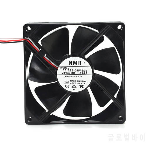 3610SB-05W-B39 3610sb-05w-b30 For NMB 9cm 90mm DC 24V 0.07a 9025 3-Wire Inverter cooler cooling fan