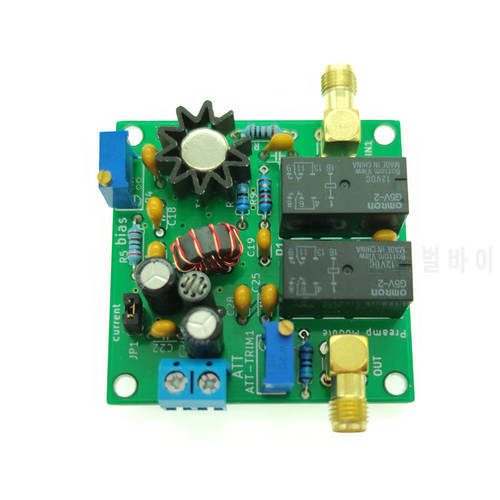 Short and medium wave amplifier preamplifier operating frequency 0.1 MHz to 60 MHz