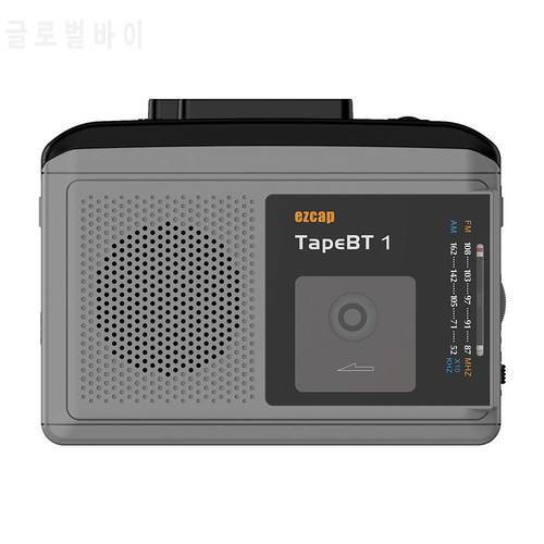 Portable Tape Player Cassette Machine Am Fm Radio Built-in Speaker Retro Tape Player 5V DC Power Supply USB Charing Data Cable