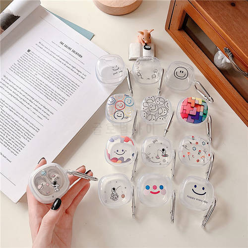 Cute Smiley Astronaut Earphone Case For Baseus WM02 Wireless Headphone Soft Silicone Earbuds Protective Cover Box Accessories