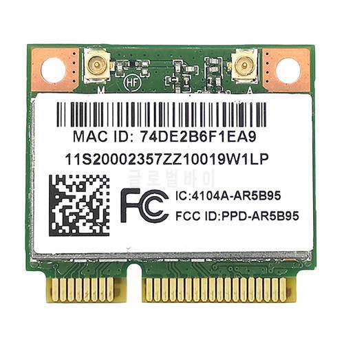 For Lenovo Z370 Y460 G470 Z470 Z560 Black Apple AR5B95 2.4G 150Mbps MINI PCIE 802.11N Built-In Wireless Network Card