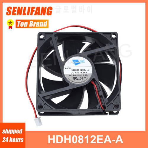For HDH0812EA -A 12V 0.38A 8025 Large Air Volume Fan 8CM