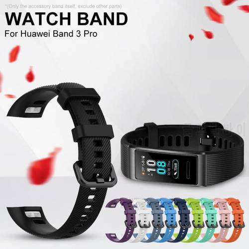 Hot Sale Watch Band For Huawei Band 3 4 Pro Silicone Bracelet Wrist Strap Watch Strap Replacement Wristband For Huawei Band 3