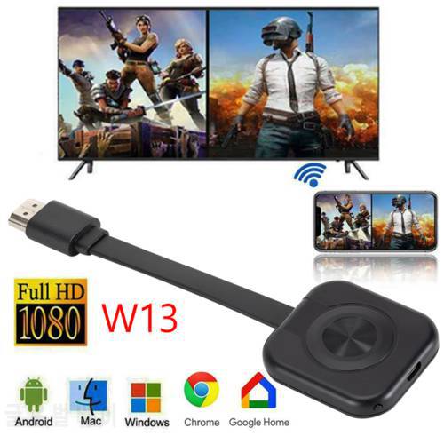 1080P Wireless WiFi Display Dongle TV Stick Video Adapter Airplay Screen Mirroring Share For IPhone IOS Android Phone To TV