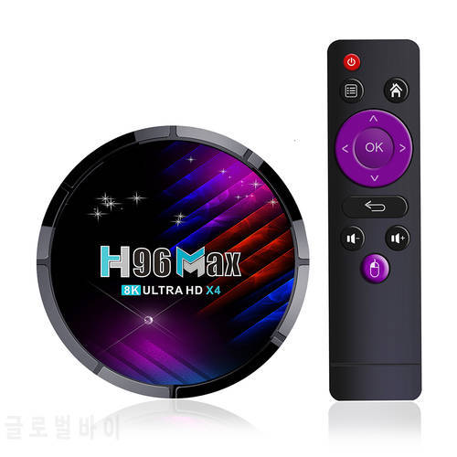 H96 Max X4 Amlogic S905X4 for Android 11.0 64-bit Quad Core Bluetooth-compatible 4.0 TV Box Dual-band WiFi Media Player