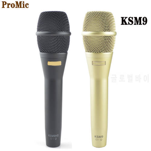 KSM9 top vocal condenser microphone, wired cardioid professional performance mic，KSM9 for studio,karaoke,gaming,PC