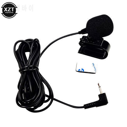 2.5mm Mono Elbow Jack Car GPS Bluetooth-compatible Navigator Microphone Omnidirectional External Amplifier Microphone 300cm