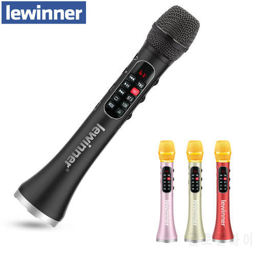 Lewinner L-1098 karaoke Microphone 30W Professional Wireless Bluetooth Mic Handheld Portable Speaker support mobile phone live