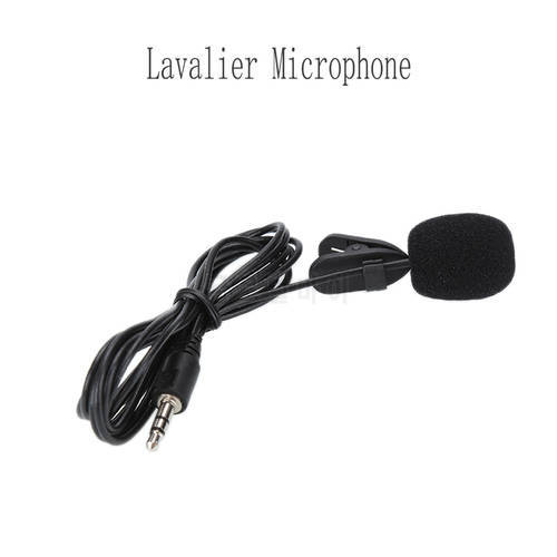 Andoer 1.5m Mini Portable Clip-on Lapel Lavalier Condenser Mic Wired Microphone For IPhone IPad PC Laptop Android Smart Phone