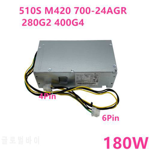 New PSU For HP 510S M420 280G2 400G4 6Pin 180W Power Supply PCH018 DPS-180AB-22A PA-1181-7 DPS-180AB-22B DPS-180AB-20A FCF011
