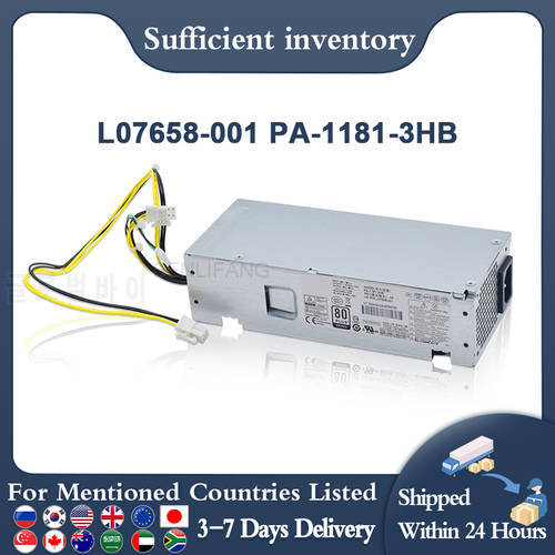 Well-Tested Suitable for HP 280 G3 400 G5 SFF 180W L07658-001 PA-1181-3HB Authentic Switching Power Supply