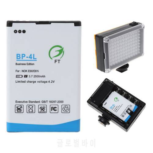 2022 New 2500mah BP-4L Replacement Li-ion Battery For 96/112 LED Camera Video Light