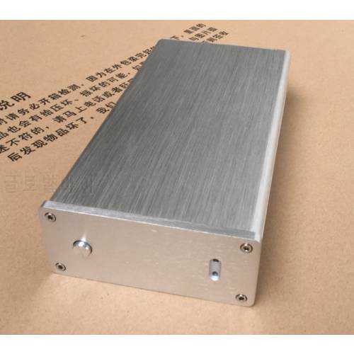 Size (mm) : W116 H50 L229 Small All Aluminum DAC Decoder Case Amplifier Case Front Case 1105 ALL Silver Chassis