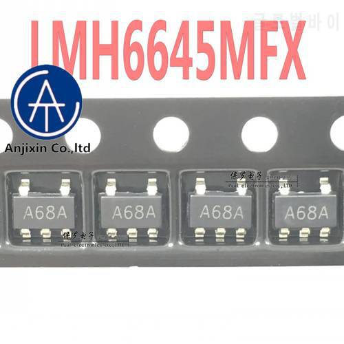 10pcs 100% orginal new real stock Operational amplifier LMH6645MFX LMH6645 silk screen A68A SOT23-5