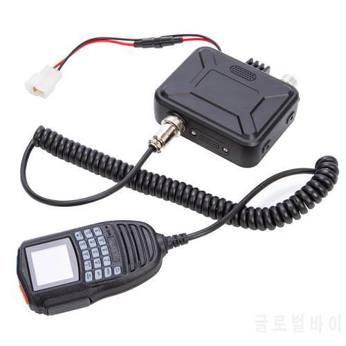 KT-WP12 Mini Car Walkie Talkie 25W VHF/20W UHF Dual Band VOX Handheld Microphone Display And Control Scrambler