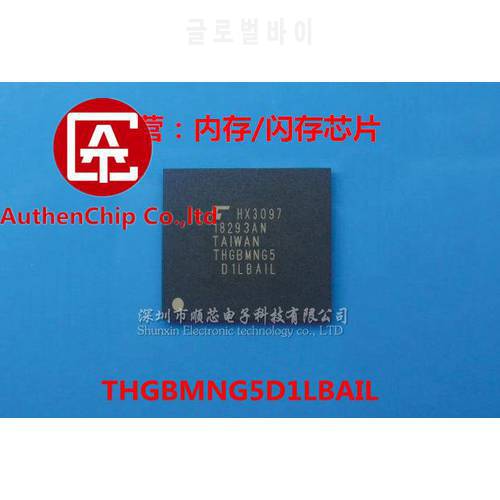 5pcs 100% orginal new in stock THGBMNG5D1LBAIL 4GB EMMC memory BGA153