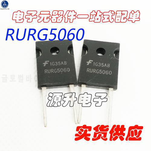 10PCS 100% orginal new RURG5060 fast recovery diode diode TO-247 600V 50A