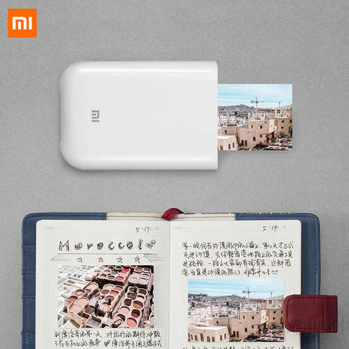 Xiaomi Mijia Portable AR Printer 300DPI Picture Bluetooth Printers Photo Mini Pocket Work With Mijia MI APP DIY Share 500mAh