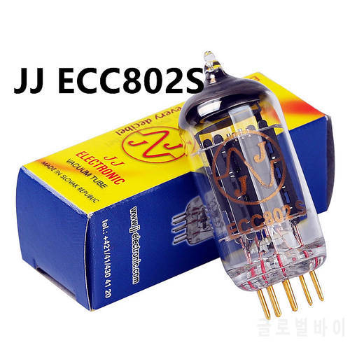 JJ ECC802S Vacuum Tube Golden Foot Replace 12AU7 ECC82 6211 E80CC 5814A Signal Tube Factory Test And Match