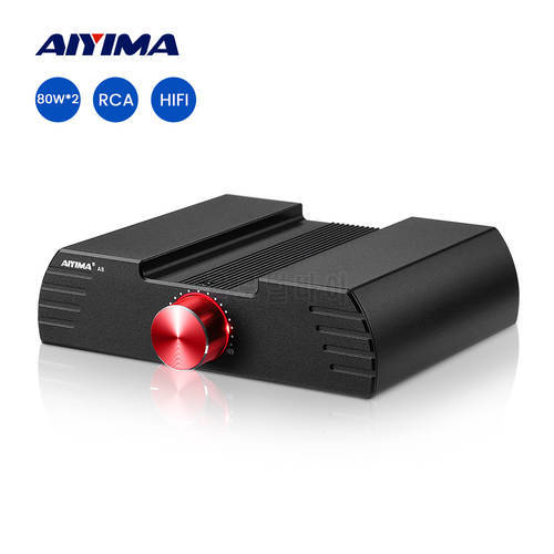AIYIMA Audio A8 MA12070 Power Amplifier Stereo 80Wx2 T8 Tube Preamp Bluetooth 5.0 Headphone AMP USB DAC for Passive Speaker