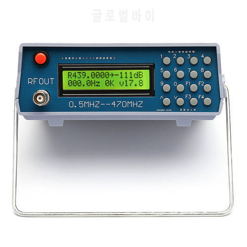 0.5Mhz-470Mhz RF Signal Generator Meter Tester For FM Radio walkie-talkie debug digital CTCSS singal output