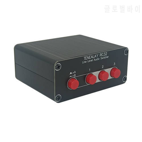 3 Way IN 2 OUT RCA Stereo Audio Switch input Signal Source Switcher Selector Splitter Box For HIFI Home Audio Passive A B AMP