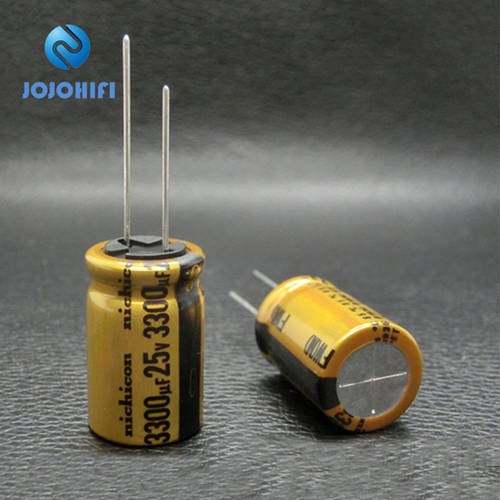 2pcs-20pcs 3300uF 25V 16*25mm Nichicon FW Capacitor Pitch 7.5mm 85 ℃ 25V/3300UF Gold Audio fever Filter Electrolytic Capacitors