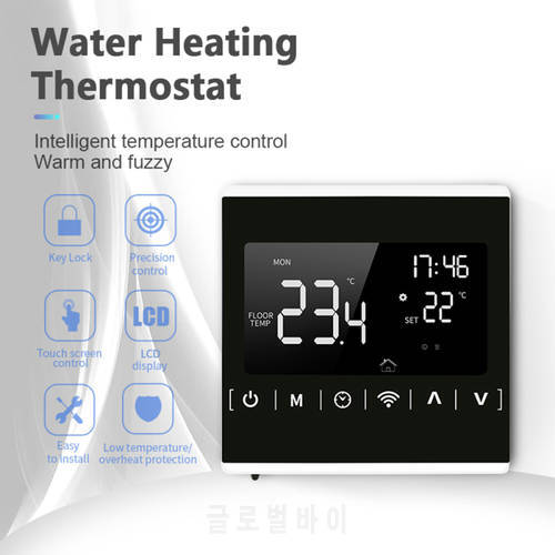 Tuya WiFi Smart Thermostat, Electric Floor Heating Water/Gas Boiler Temperature Remote Controller For Google Home, Alexa