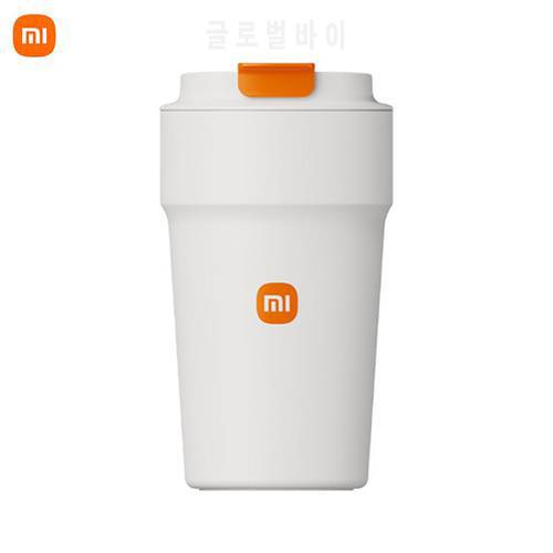2022 Xiaomi Mijia Custom Portable Coffee Cup 500ml Thermal Insulation 316 Stainless Steel Liner Leak-Proof Design Cup For Office