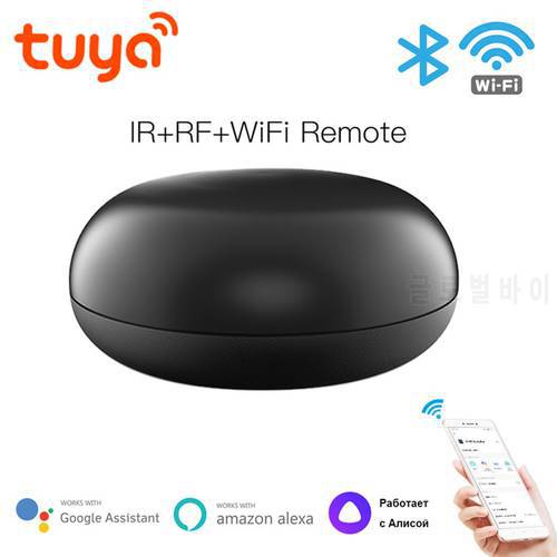 Tuya WiFi IR RF Remote Control for Air Condition TV Smart Home Infrared Universal Remote Controller For Alexa Google Home