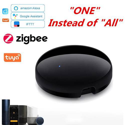 Tuya Zigbee 3.0 Smart IR Remote Control for AC TV Smart Home Blaster Infrared Universal Remote Controller For Alexa Google Home