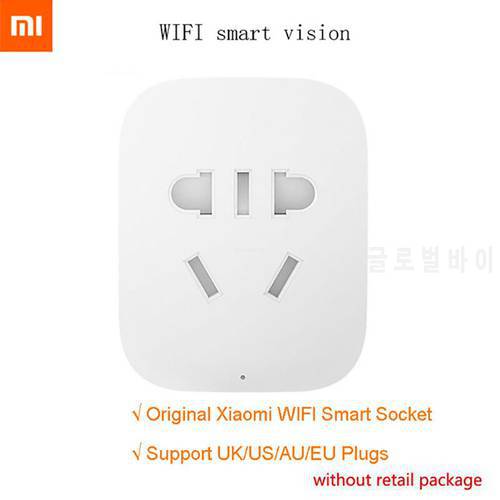 Xiaomi MIJIA Smart Wireless WIFI Socket Plug Upgrade Remote Control Timing Switch Power Count For Smart Home App Without Package