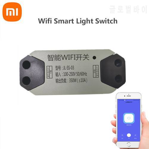 Wifi Smart Light Switch Universal Breaker Timer Smart Life Wireless Remote Control Works with Mi Home Mijia App