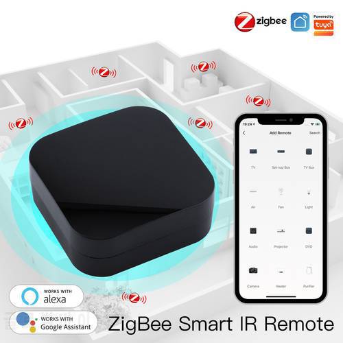 Zigbee Smart IR Remote Controller Universal Home Infrared Remote TV Air Conditioner Infrared Controller Timing For Android 4.0