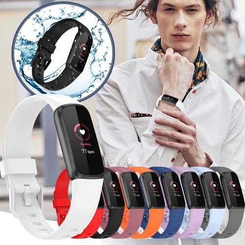 Silicone Strap For Fitbit Luxe 220mm Wristband Replacement Bracelet Sports Watchstrap For Fitbit Luxe 190mm Watch Band In Stock