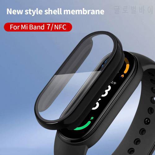 Screen Protector Case For Xiaomi Mi Band 7 NFC Glass Case For Xiaomi Mi Band Miband 7 Smart Watchband Accessories