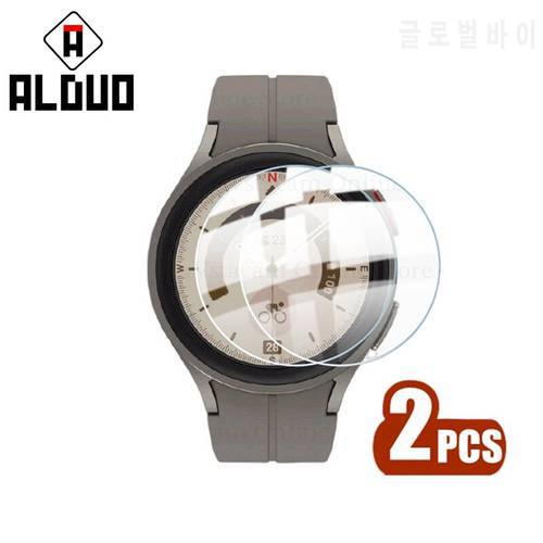 2PCS Tempered Glass for Samsung Galaxy Watch 5 40mm 44mm / watch5 pro 45mm Screen Protector On Sansung Watch 4 Classic 42mm 46mm