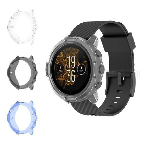 TPU Soft Protective Cover For SUUNTO 7 Smart Watch Case Bumper Clear Silicone Protector Shell For Suunto Watch 7 Accessories