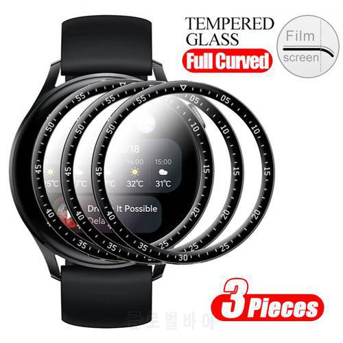 Soft Tempered Glass Screen Protectors For Huawei Watch GT2 Pro 2E 42mm 46mm Fit Es (Not Glass) For Honor Watch Magic 2 42mm 46mm
