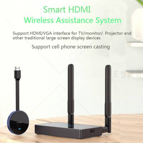 Wireless HDMI-compatible Video Transmitter and Receiver 5G 4K 1080P Display Adapter for TV Projector Extender for iOS Android PC
