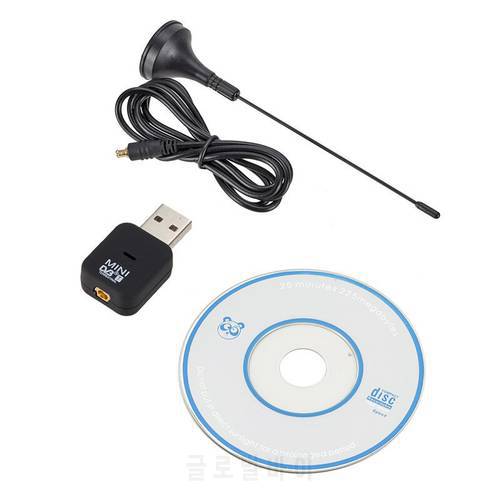 Mini Digital TV Stick Indoor SDR+DAB+FM DVB-T Tuner Antenna Wireless With Remote Control Receiver HDTV USB 2.0 Dongle Stick
