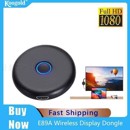 Koogold Miracast Dongle Video Mirroring Wireless WiFi Display Receiver Phone Casting To Minitor Projector TV HDMI-compatible