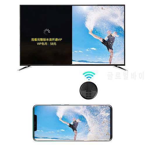 Wireless HDMI Same Screen Device 1080P Push Treasure High Definition E8 Indoor Mobile TV Projection Video Transmission Monitor