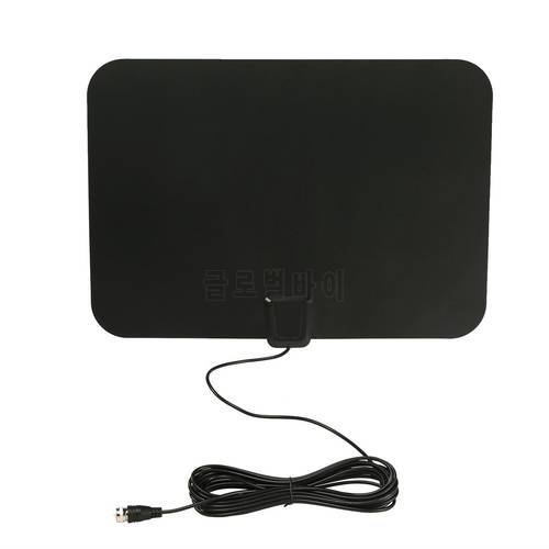 Indoor 10ft Digital Antena TV Aerial Amplified HDTV Antenna for UHF VHF USB 10ft High Performance Coax Cable