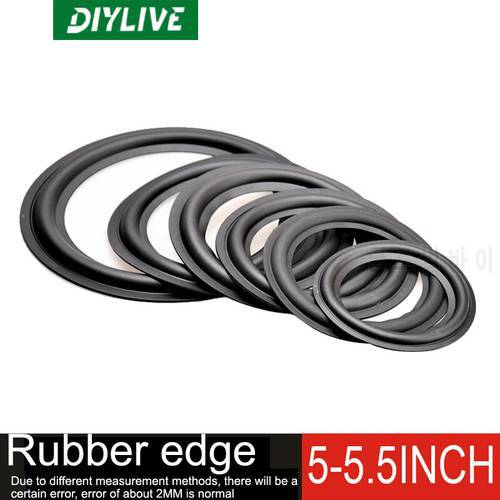 DIYLIVE 4.5~5.5-inch subwoofer speaker repair accessories rubber edge folding ring subwoofer (118~143mm) 113A 113B 113C