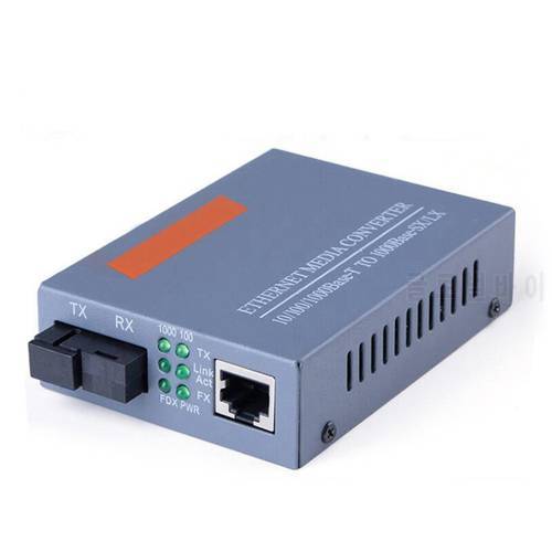 Gigabit Fiber Optical Media Converter HTB-GS-03 1000Mbps Single Fiber SC Port External Power Supply,Only B Port Terminal