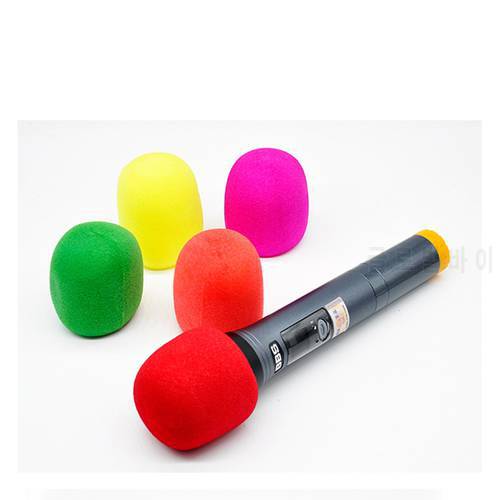 Headset Replacement Handheld Microphone Mic Grill Windshield Wind Shield Sponge Foam Cover 3.5 x 7CM Microphone Sleeve 2022 Hot