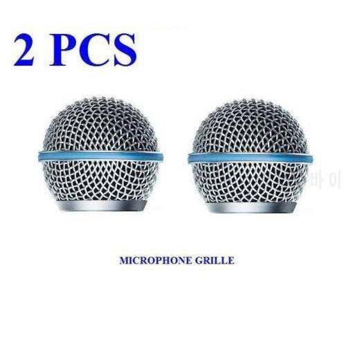 Bolymic 2 PCS Microphone Metal Screen mic Grille Fits Beta58/Beta58A mic