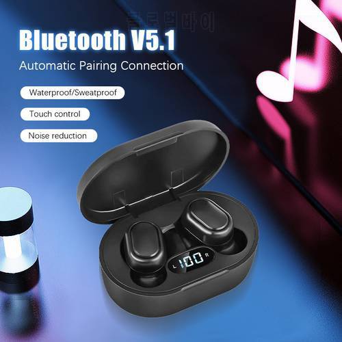 2022 NEW Bluetooth Earphone Wireless Headphones Tws Stereo Headset Bass Music Earbuds Waterproof Sports HD Mic For Smart Phone
